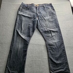 Wrangler Jeans Co Relaxed Bootcut Denim Mens 42x32 Blue Jeans